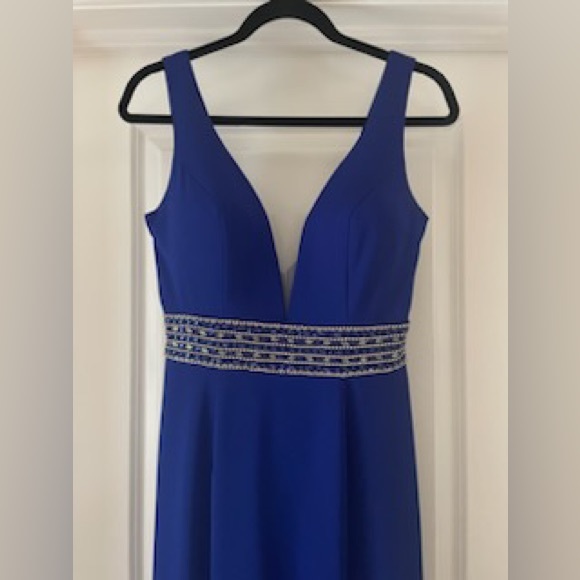 Royal blue Nina Couture gown - Picture 1 of 5